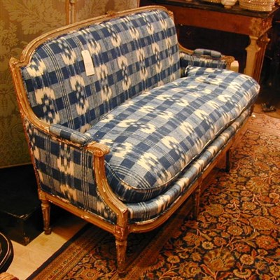 Lot 427 - Louis XVI Gilt Decorated and Gray Painted...