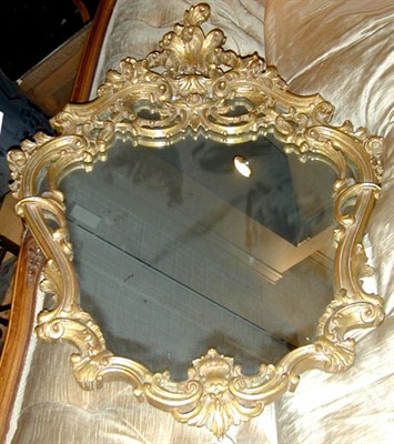 Lot 142 - Louis XV Style Gilt Carved Wood Mirror