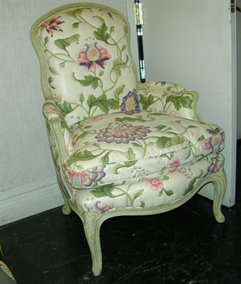 Lot 168 - Louis XV Style Upholstered Armchair