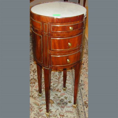 Lot 521 - Louis XVI Style Marble Top Gilt-Bronze Mounted...