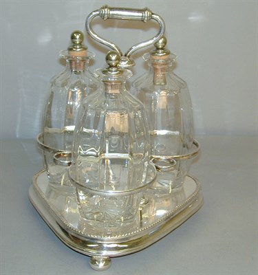 Lot 337 - Silver Plated Cruet Set