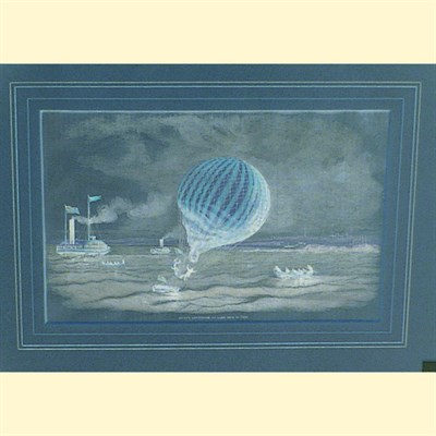 Lot 67 - American School 19th Century THE BALLOON...
