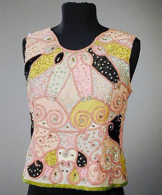Lot 598 - Pucci Sequined Blouse Italian, 1960s The waist...