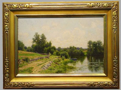 Lot 5 - Hugh Bolton Jones 1848-1927 PATH ALONG THE...