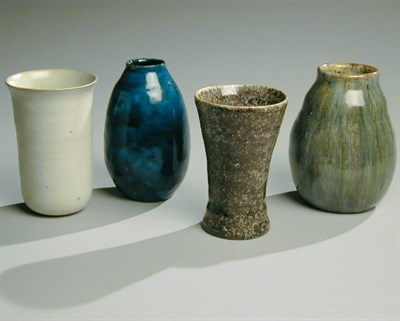 Lot 196 - Group of Four Pottery Vases Lea Halpern In...
