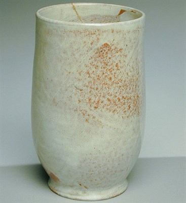 Lot 195 - Pottery Vase Lea Halpern Of shaped cylindrical...