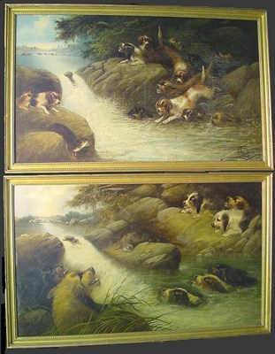 Lot 181 - Edward Armfield Otterhounds Closing In;...