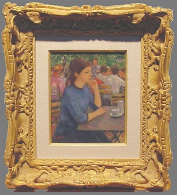 Lot 227 - Francois Gall French, 1912-1987 CAFE Signed F....