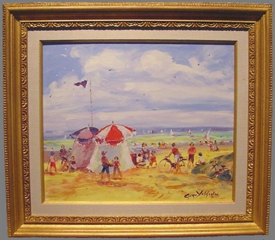 Lot 223 - Georges Yoldjoglou Continental, b. 1935 JEUX...