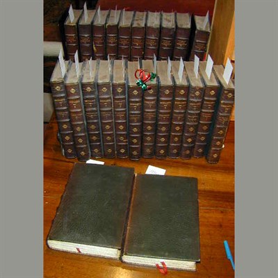 Lot 717 - [BINDING] MCAULEY, THOMAS B. Works. 12 vols....