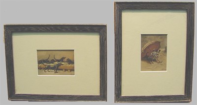Lot 47 - W. Coddy [Wrestling with an Umbrella] and...