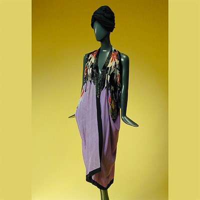 Lot 679 - Michaele Vollbrach Beaded Silk Coat American,...