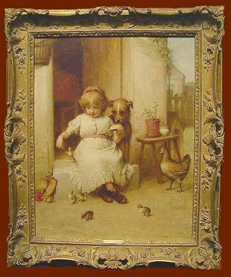 Lot 119 - Alexander Hohenlohe Burr British, 1837-1899...