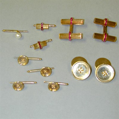 Lot 145 - Miscellaneous Group of Cufflinks and Shirt...