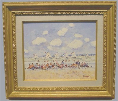 Lot 25 - Jean Pierre Dubord French, b. 1949 LA PLAGE EU...