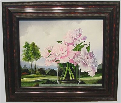 Lot 26A - Alain Geneau French, b. 1932 POINT ROSE AUX...