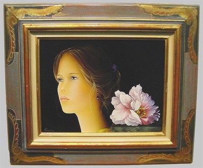 Lot 27A - Alain Geneau French, b. 1932 'FLOS' Signed...