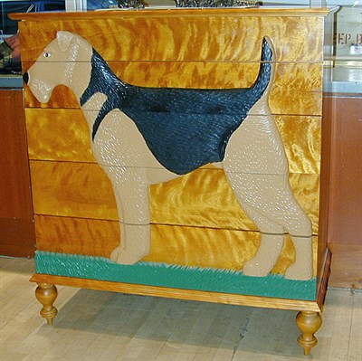 Lot 100 - Georgian Style Maple Chest of Drawers Of...