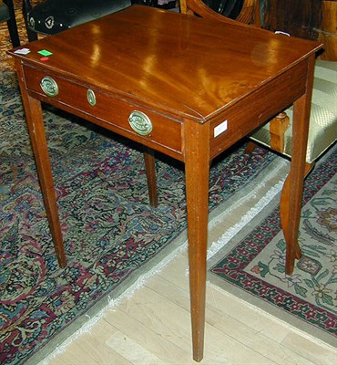 Lot 302 - George III Mahogany Work Table