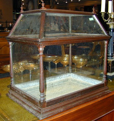 Lot 227 - Georgian Style Mahogany Glass Top Vitrine