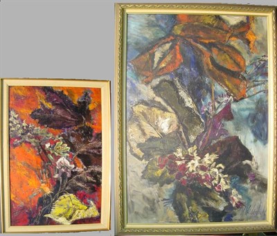 Lot 56 - H. Wedecka Polish, 20th century (i) FLOWERS ON...