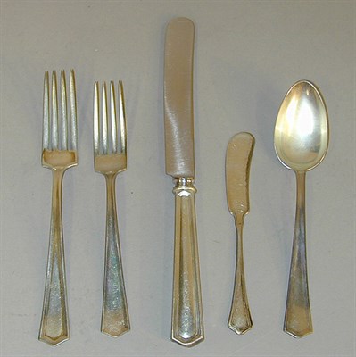 Lot 316A - Sterling Silver Partial Flatware Service...
