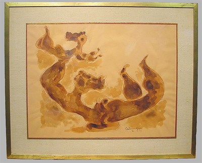Lot 32 - Chaim Gross American, 1904-1991 BALANCING:...