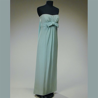 Lot 630 - Oleg Cassini Strapless Empire Dress American,...