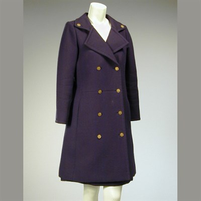 Lot 632 - Yves Saint Laurent Navy Blue Suit French,...
