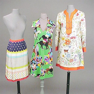 Lot 605 - Group of Gucci and Other Resort Wear French...