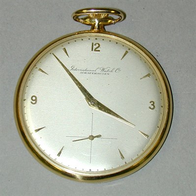 Lot 231 - Gold Pocket Watch 18 kt. yellow gold, the open...