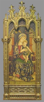 Lot 167 - After Carlo Crivelli MADONNA AND CHILD Oil on...