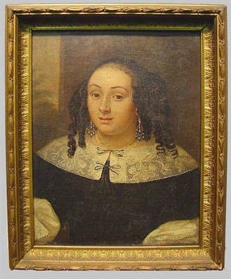 Lot 53 - Dutch School 17th Century PORTRAIT OF A WOMAN...