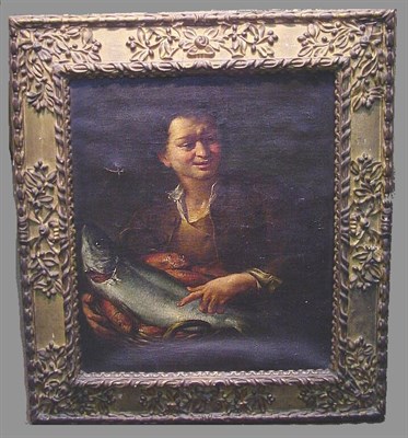 Lot 119 - Neapolitan School, 17th Century BOY WITH FISH...