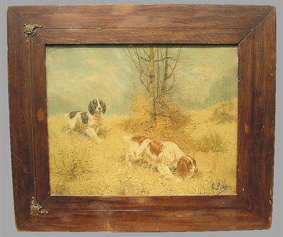 Lot 79 - E. Petit [Setters on the Scent]...