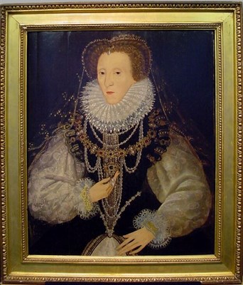 Lot 110 - English School 16th Century PORTRAIT OF QUEEN...