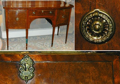Lot 349 - George III Mahogany Sideboard