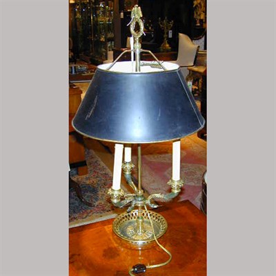 Lot 513 - Empire Style Gilt and Patinated-Metal...