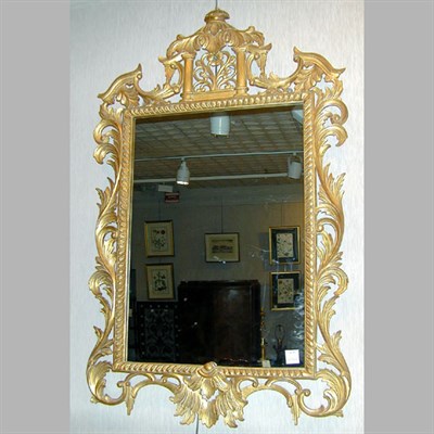 Lot 112A - Georgian Style Gilt Carved Wood Mirror