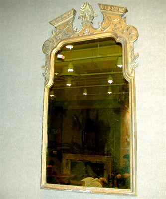 Lot 382 - Italian Rococo Style Gilt Carved Wood Mirror