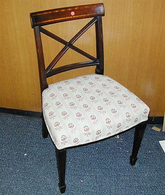 Lot 679 - Set of Twelve Regency Style Mahogany Dining...