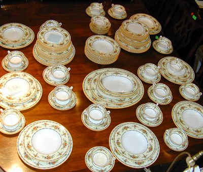 Lot 768 - Cauldon Porcelain Dinner Service Approximately...