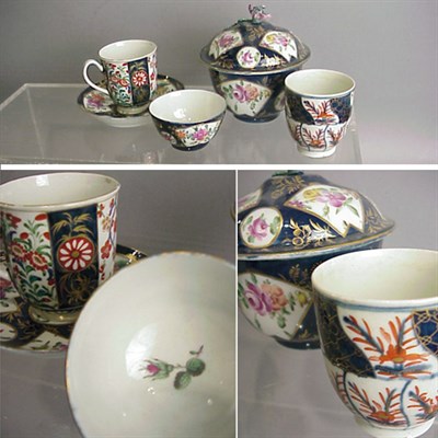 Lot 360 - Group of Five Chinese Export and Continental...