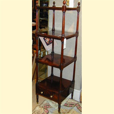 Lot 367 - Georgian Style Mahogany Four-Tier Etagere