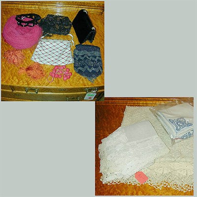 Lot 373 - Group of Fabric and Clothing Accessories