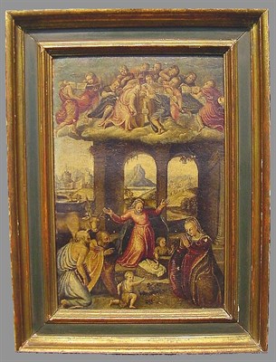 Lot 163 - Follower of Marcello Venusti ADORATION OF THE...