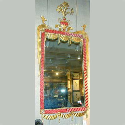 Lot 442 - Neoclassical Style Painted and Gilt-Decorated...