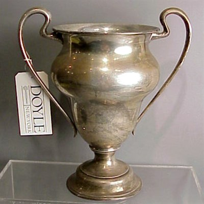 Lot 491 - Sterling Silver Trophy Approximately 44 ounces.