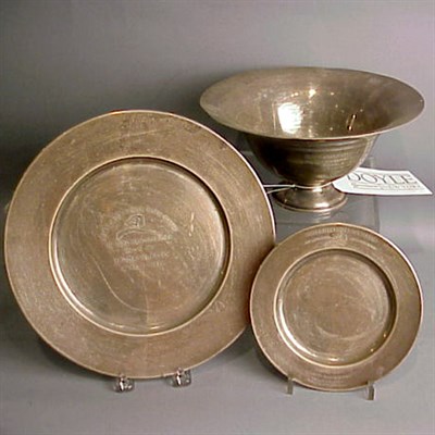 Lot 493 - Group of Three Sterling Silver Articles Total...