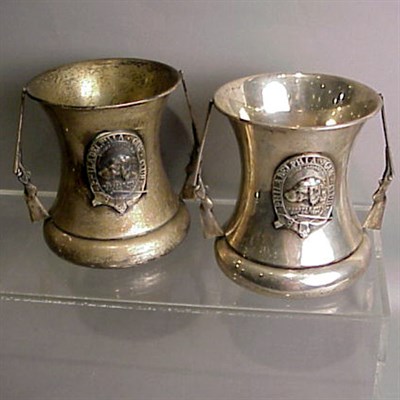 Lot 494 - Two J.E. Caldwell Sterling Silver Trophy Cups...